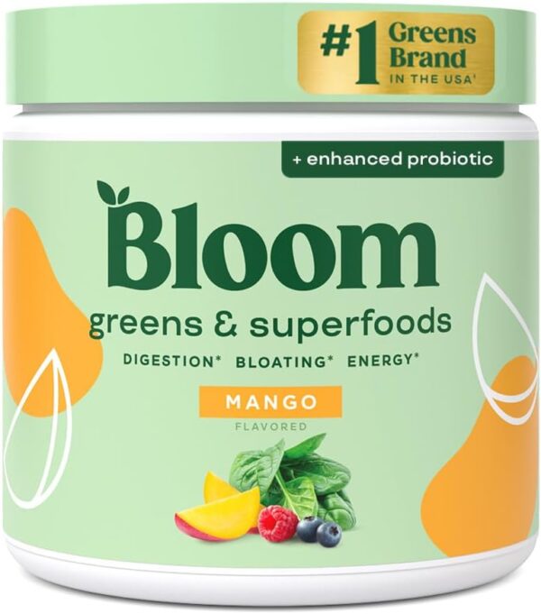 Bloom Nutrition Superfood Greens en poudre